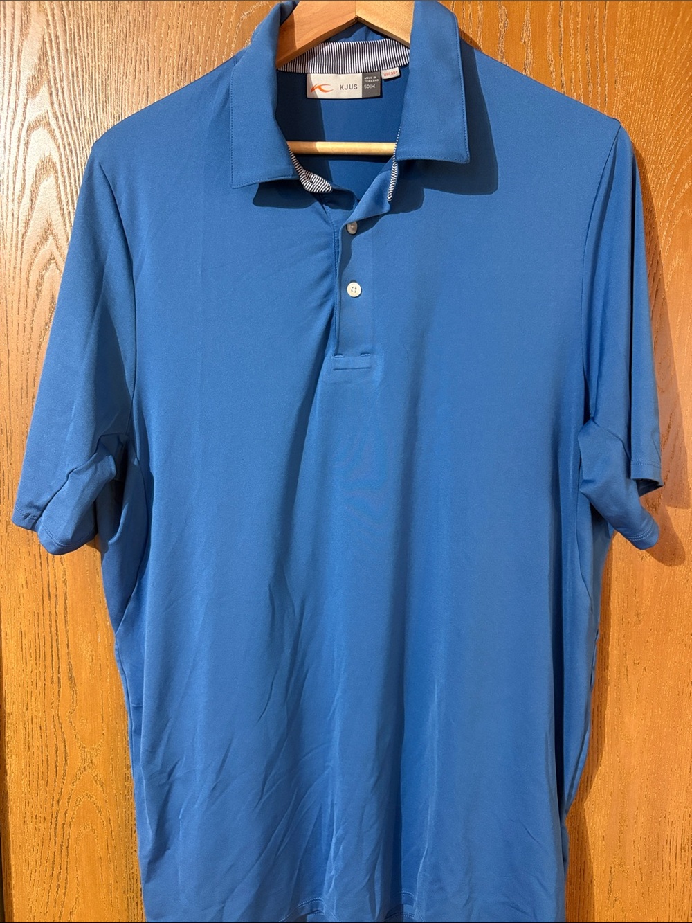 KJUS - Men's Blue Polo Shirt - UPF 50+